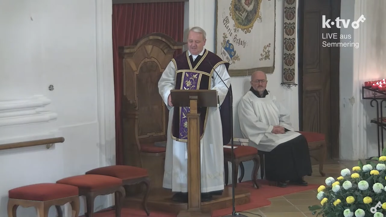 Pontifikalamt zum Priesterjubiläum von P. Anton Lässer – mit Bischof em. Klaus Küng
